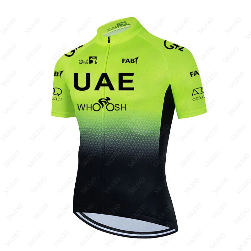 2023 Uae Team Cycling Jersey Set 19D Bike Shorts Set Men Summer MTB Ropa Ciclismo Short Sleeve Bicycle Shirts Maillot Clothing