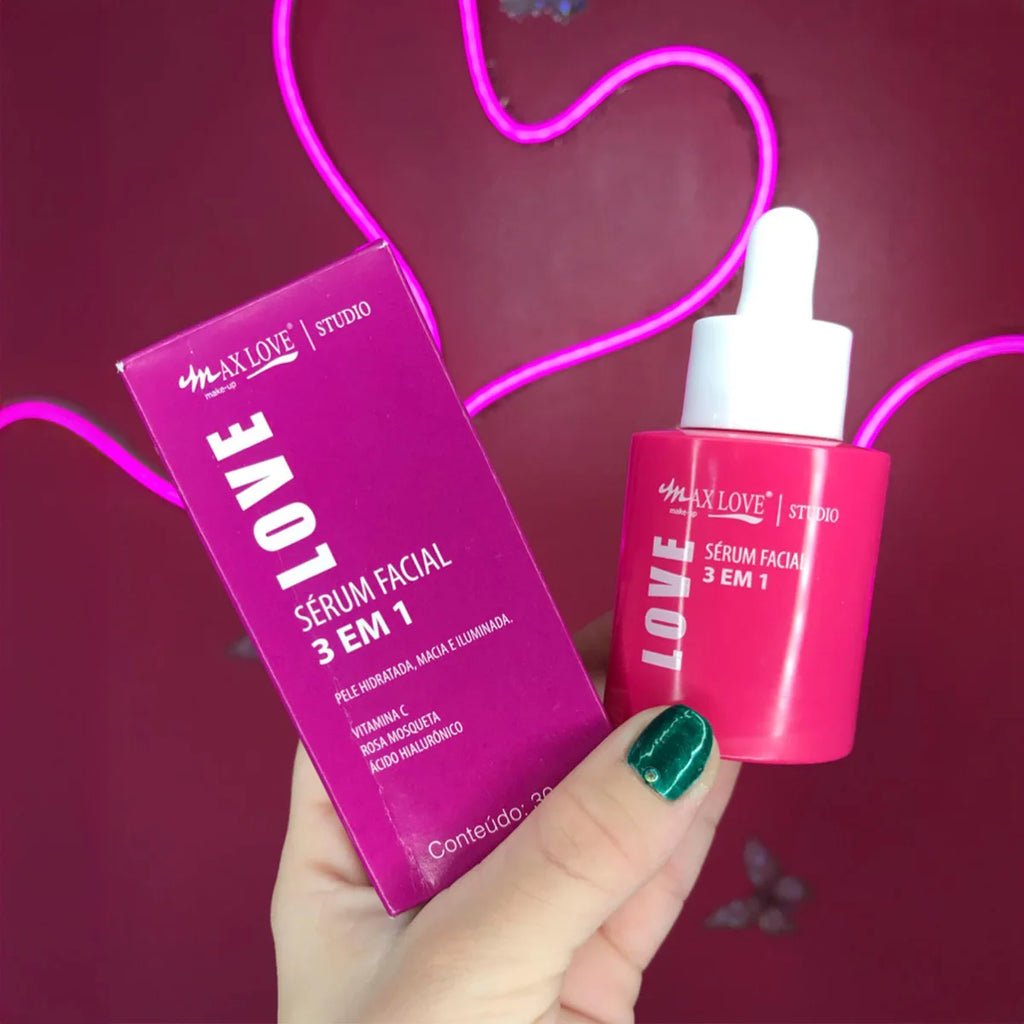 3 in 1 Vitamin C Facial Serum Pink Mosquito Hyaluronic Acid 30ml - Max Love