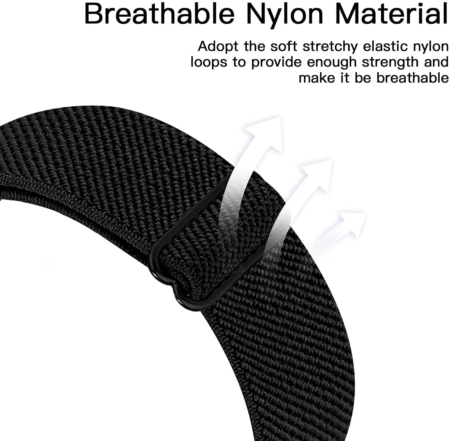 20mm/22mm band For Amazfit GTS 4 /2/2e/3/Mini/GTR 4/3/Pro/GTR2/47mm/42mm/stratos Nylon Elastic Watch Bracelet Amazfit bip strap