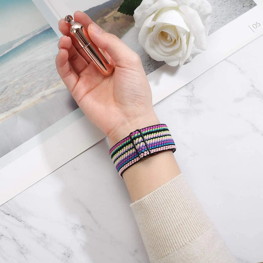 20mm/22mm band For Amazfit GTS 4 /2/2e/3/Mini/GTR 4/3/Pro/GTR2/47mm/42mm/stratos Nylon Elastic Watch Bracelet Amazfit bip strap