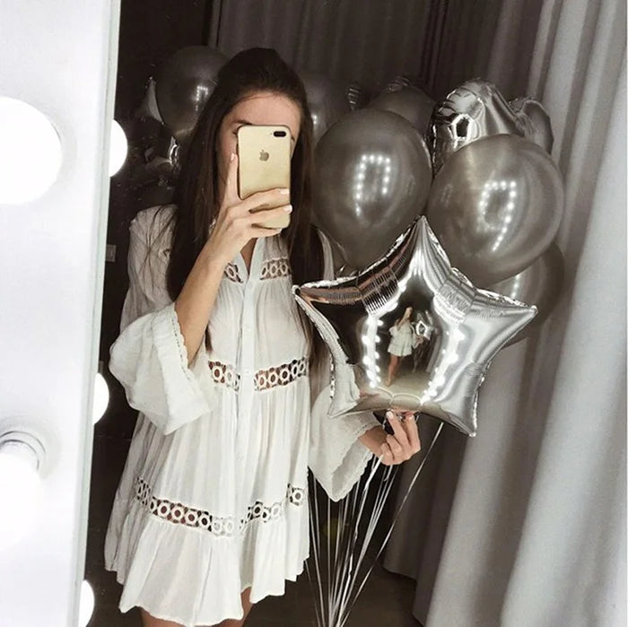 Sexy Cover Up Bikini Women Swimsuit Cover-up Beach Bathing Suit Beach Wear Knitting Swimwear Mesh Beach Dress Tunic Robe