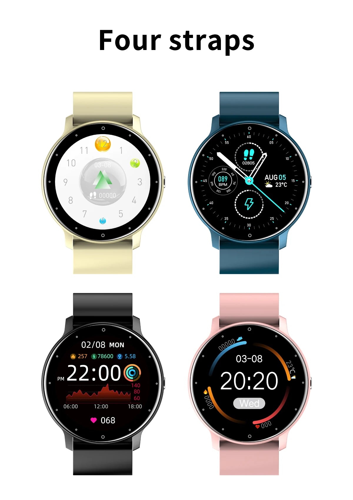 LIGE 2026 New Bluetooth Call Women Smart Band Watch Real-time Weather Forecast Men's Watches Sports Ladies Smartwatch For Women