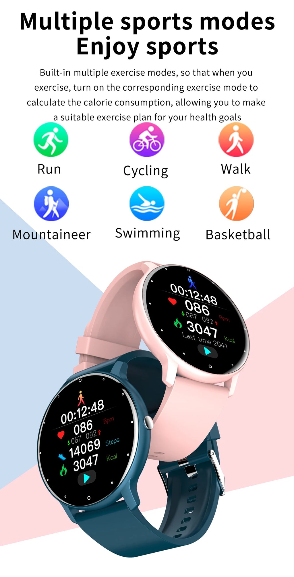 LIGE 2026 New Bluetooth Call Women Smart Band Watch Real-time Weather Forecast Men's Watches Sports Ladies Smartwatch For Women