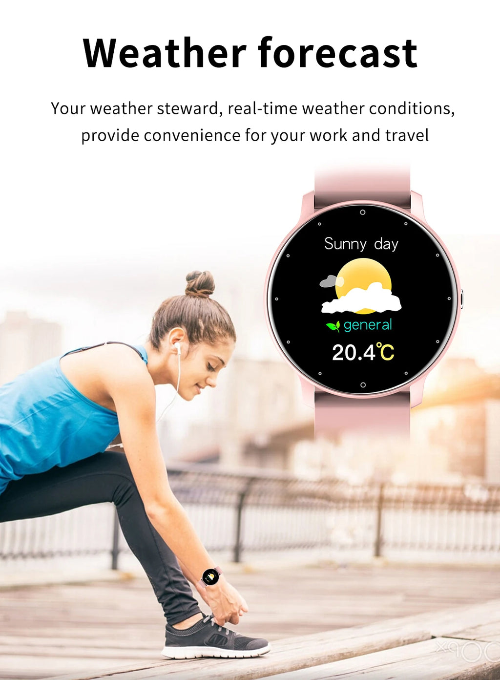 LIGE 2026 New Bluetooth Call Women Smart Band Watch Real-time Weather Forecast Men's Watches Sports Ladies Smartwatch For Women