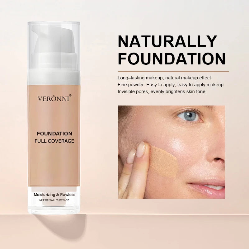 فاونديشن سائل تغطية كاملة متحكم في الدهون | Full Coverage Liquid Foundation Oil Control