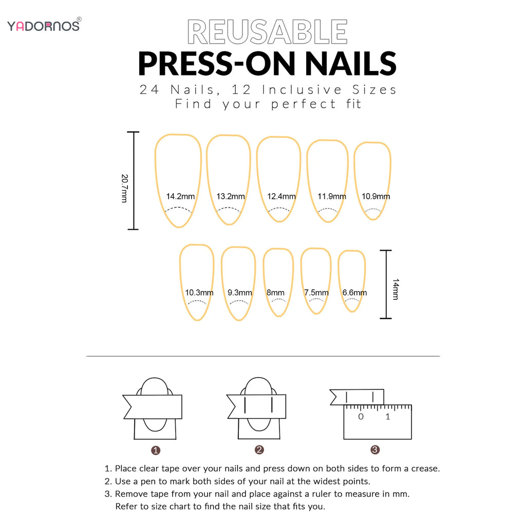 طقم أظافر وردي بطباعة الفراشة وفراشة ثلاثية الأبعاد 24 قطعة | 24Pcs Nude Pink 3D Bow Butterfly Press-On Nails