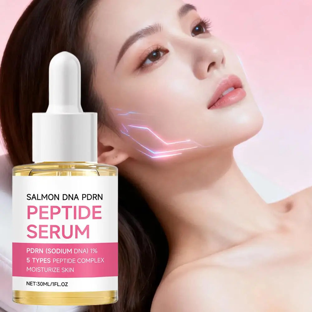 Salmon DNA Pdrn Peptide Serum Moisturizing Firming Lifting Revitalizing Brightening Smoothing Repair Facial Serum