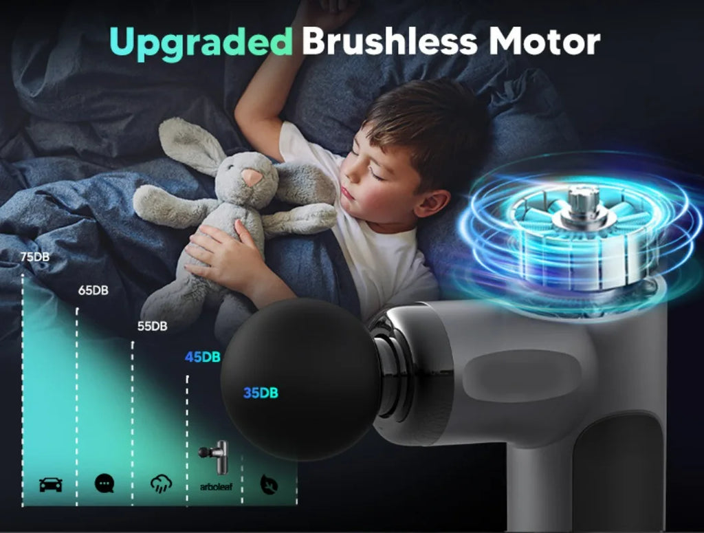 Electric Deep Tissue Massage Gun Mini Cold Heat Massage Gun for Arms Back Legs & Full Body, Portable Device for Sport massage