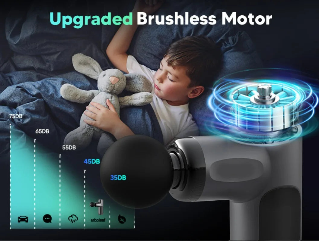 Electric Deep Tissue Massage Gun Mini Cold Heat Massage Gun for Arms Back Legs & Full Body, Portable Device for Sport massage