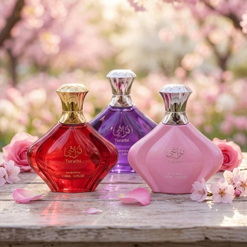 عطر عربي فاخر 90مل ياسمين وليمون وعنبر للجنسين | Arabian Luxury Perfume 90ml Jasmine Lemon Amber Unisex Long Lasting