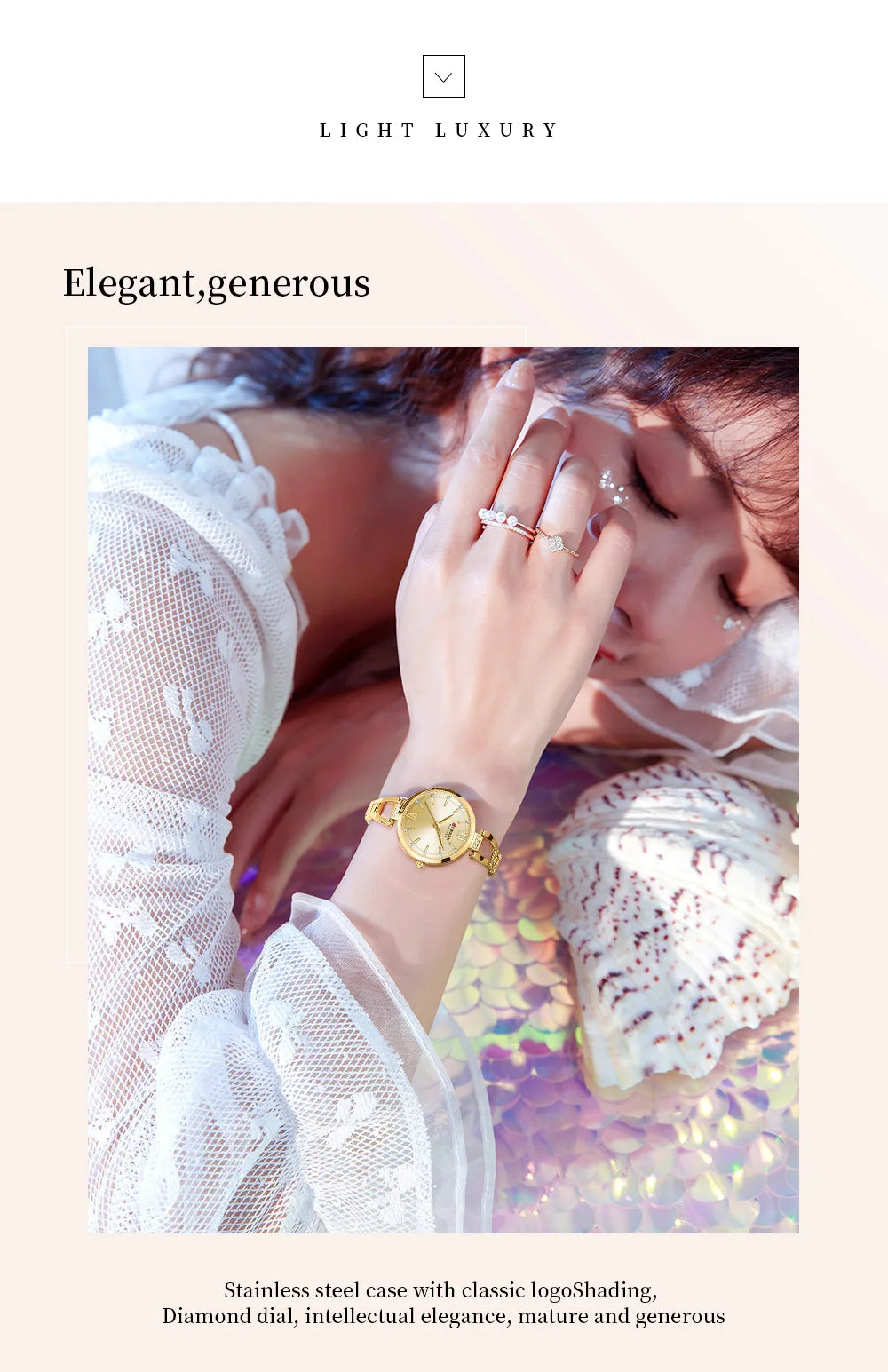 CURREN Brand Retro Quartz Watch Classic Roman Scale Ladies Bracelet Watches Women High Quality Wristwatch Vintage Female Clock