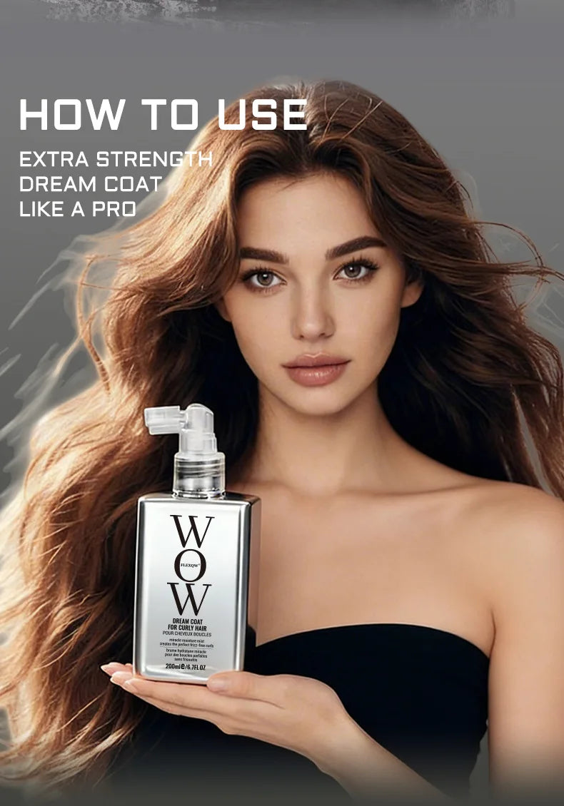 سبراي زيت الشعر مغذي ومرطب عميق للشعر المجعد هدية | Hair Oil Spray Nourishing Conditioning Deeply Moisturizing Curly Women