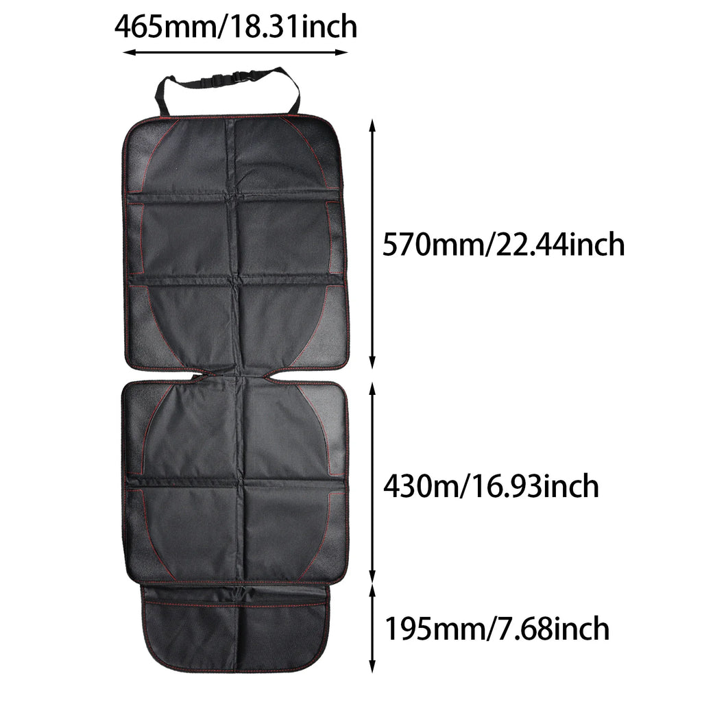 Car Seat Cover Child Children Kids Safety Seat Protective Sheet Mat Pad Auto Baby Seat Protector Pet Dirt Kick Mat Organizer BLK