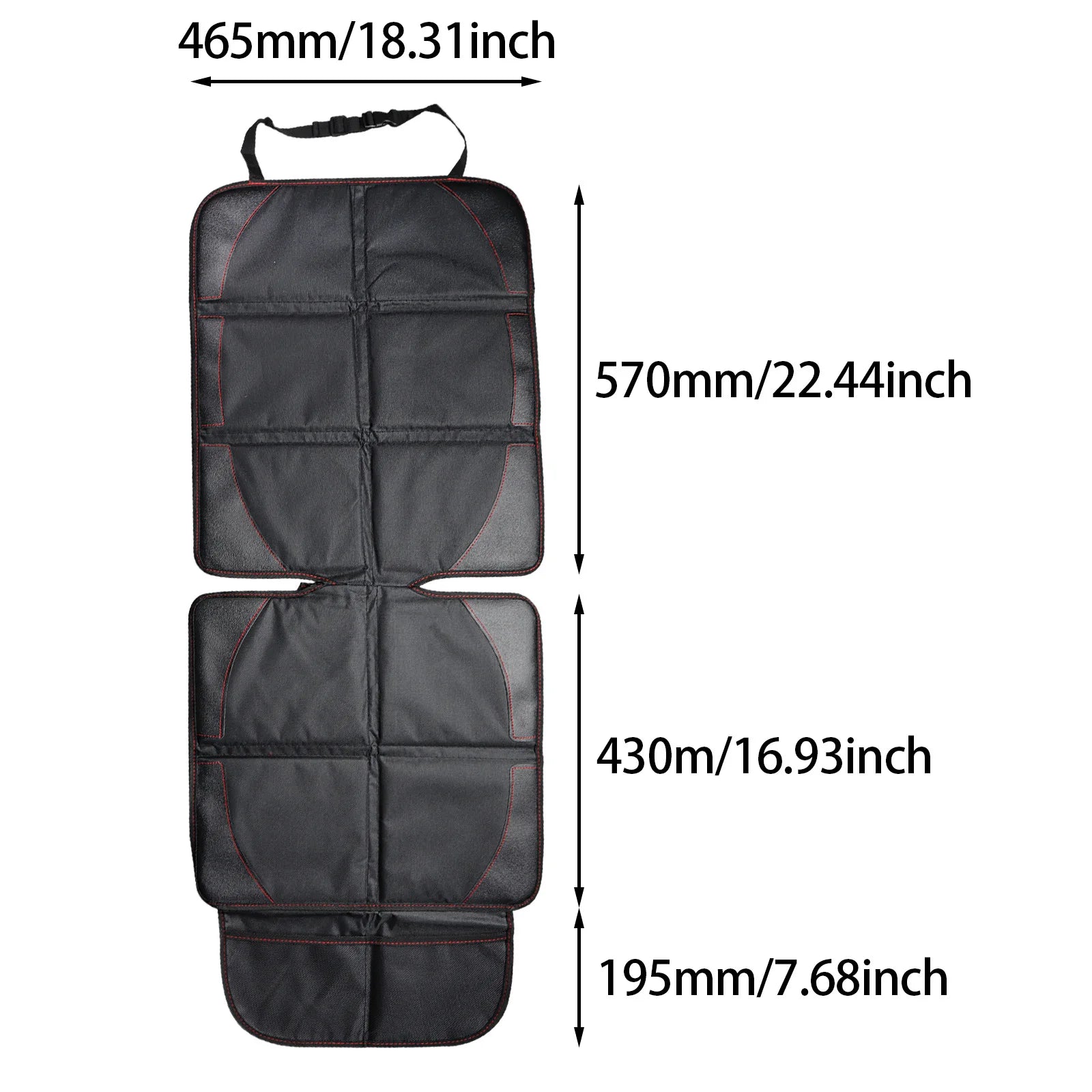Car Seat Cover Child Children Kids Safety Seat Protective Sheet Mat Pad Auto Baby Seat Protector Pet Dirt Kick Mat Organizer BLK