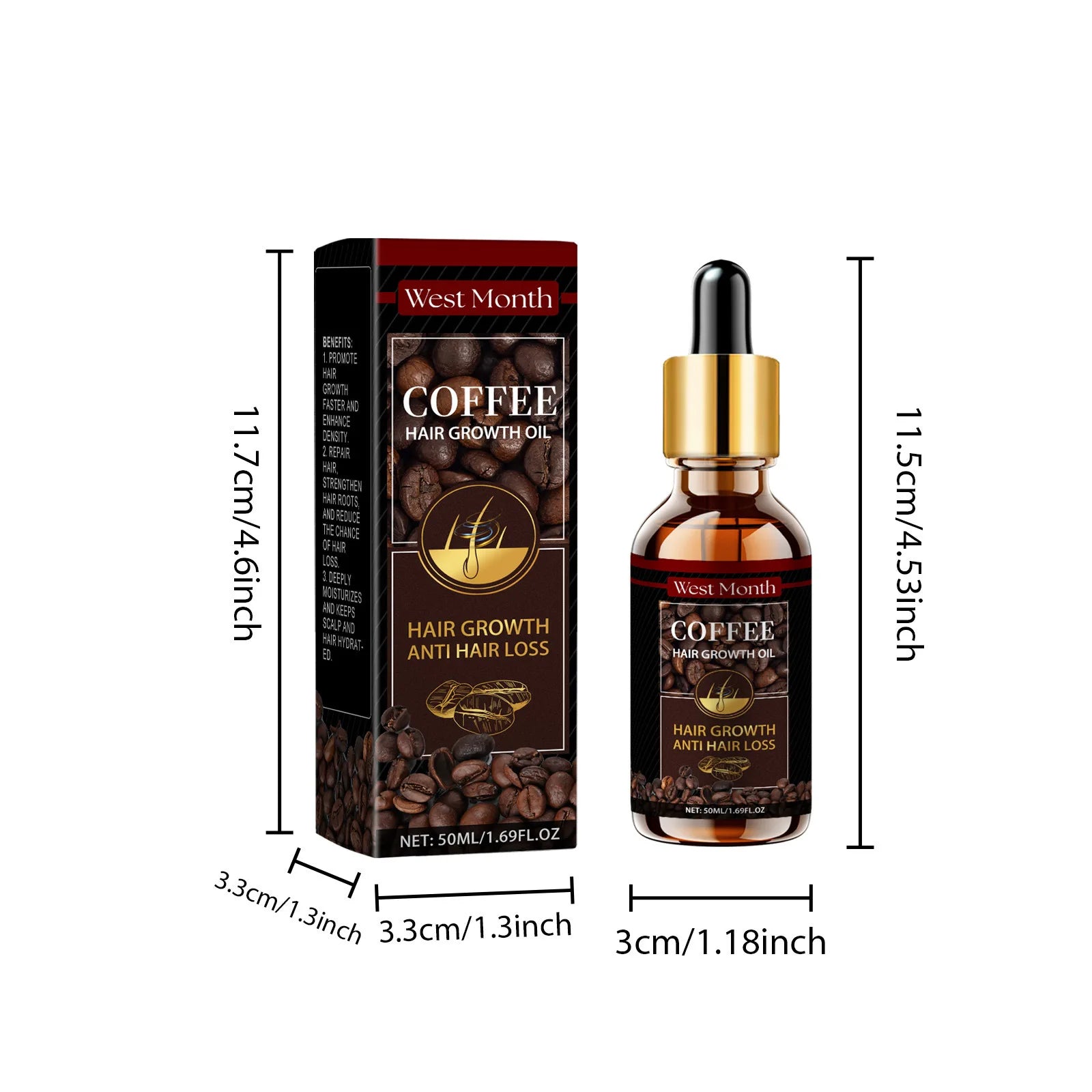 Hair Care Essential Oils Moisturize and Repair Dry and Frizzy Hair, Leaving It Shiny, Smooth, and Nourishing The Scalp