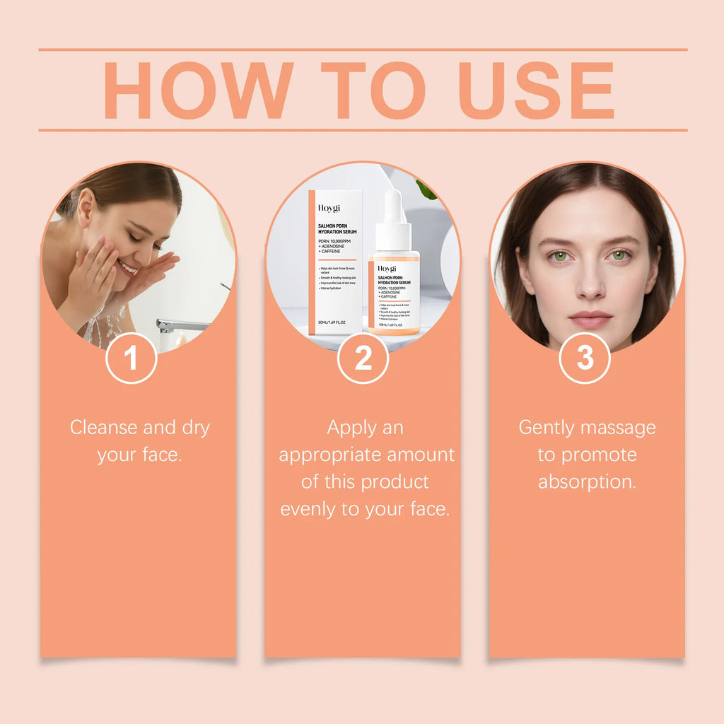 سيروم السالمون للوجه - ترطيب وإشراق ونعومة | Salmon Facial Essence Hydrating Brightening Serum