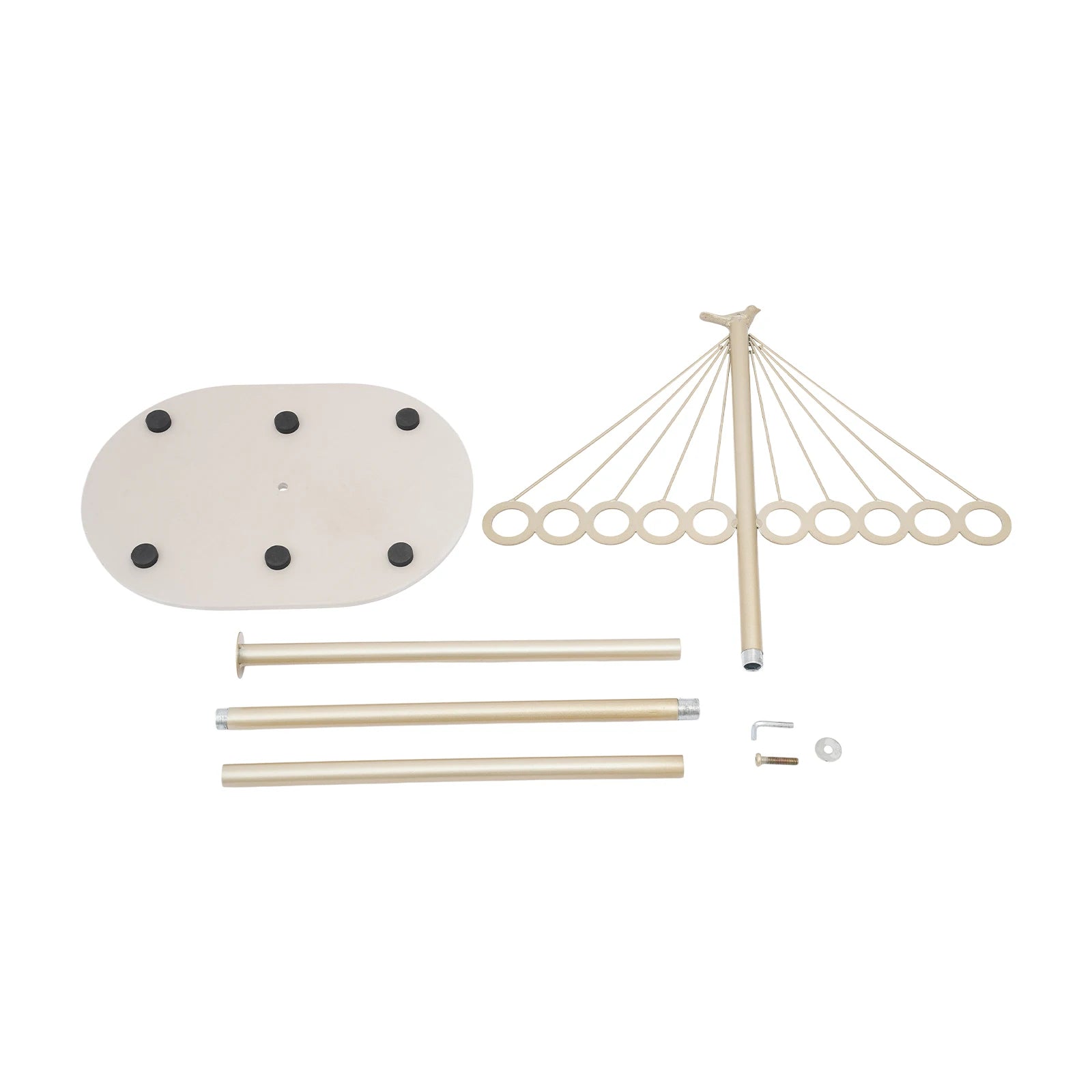 Clothing Rack with 10 Hooks Creative Decorative Metal Clothing Rack Entrance Clothing Rack With Rock Slab Base