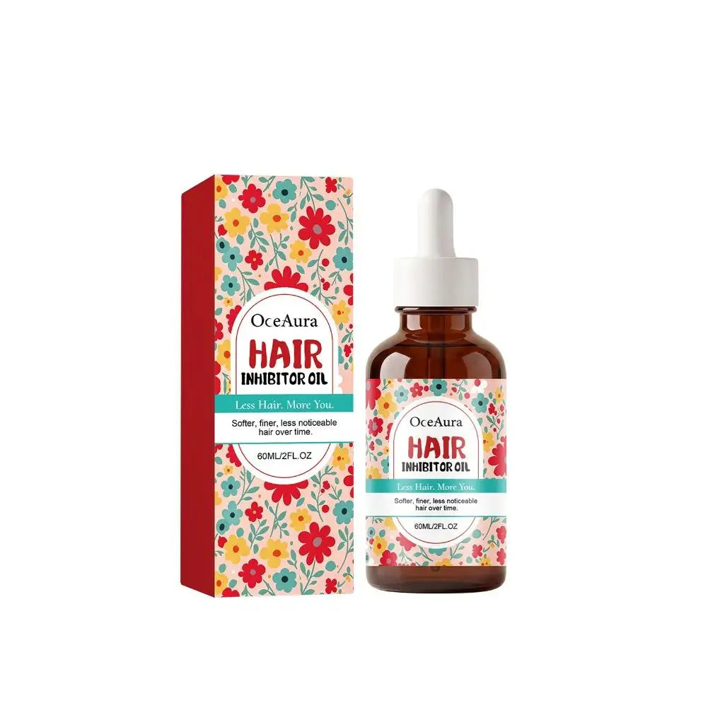 Hair Inhibitor Oil  Natural Soothing Body Oil for Hair Removal Smoothing Skin Reduces Hairs Shrink Pores for All Skin Types