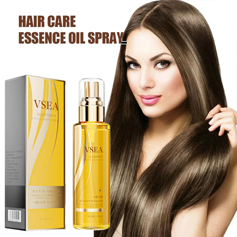 سبراي زيت الشعر 100مل مضاد للتجعد ومانح للبريق | Anti-Frizz Hair Oil Spray 100ml Shine & Conditioning