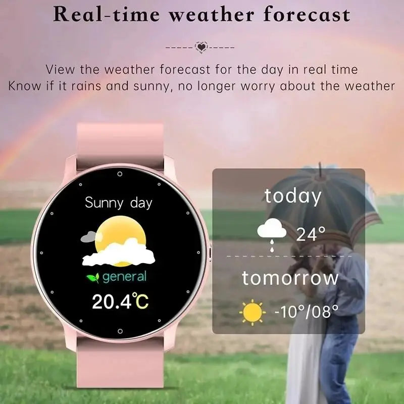 LIGE 2026 New Bluetooth Call Women Smart Band Watch Real-time Weather Forecast Men's Watches Sports Ladies Smartwatch For Women