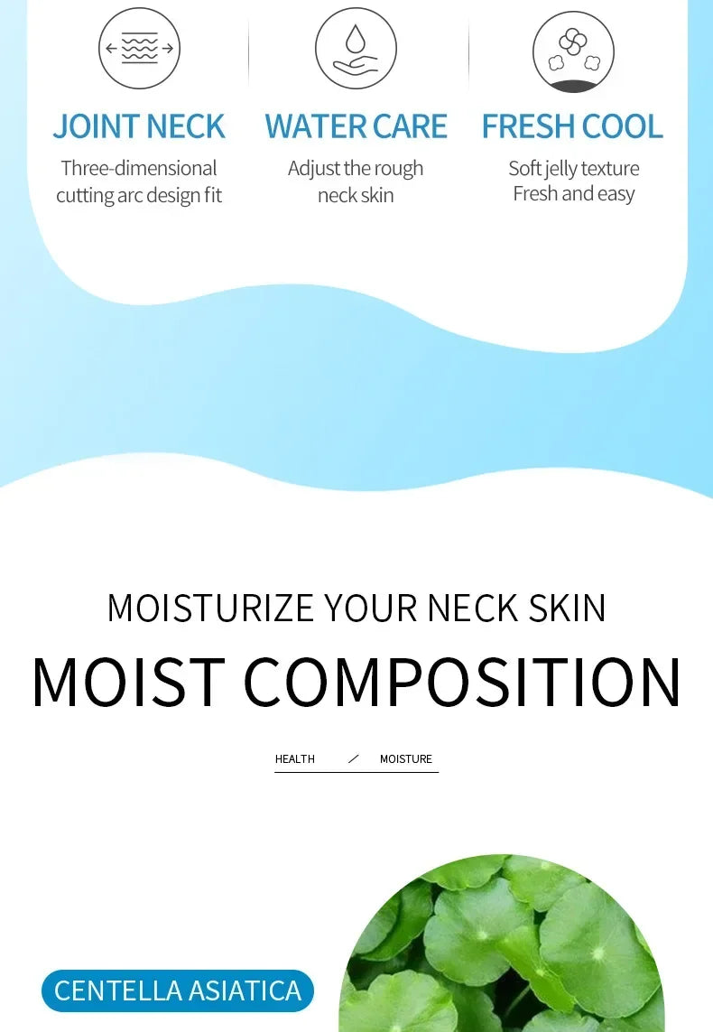 3/5/10/20Pcs Collagen Firming Neck Mask Hyaluronic Acid Nourishing Neck Masks Lifting Brightening Moisturizer Beauty Skin Care