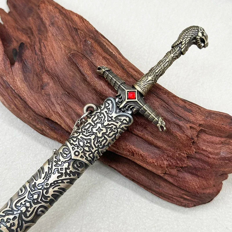 22cm Oathkeeper Sword Brienne of Tarth Game Jaime Lannister of Thrones GOT TV Series Peripherals Metal Weapons Miniatures Crafts