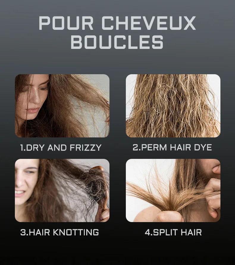 سبراي زيت الشعر مغذي ومرطب عميق للشعر المجعد هدية | Hair Oil Spray Nourishing Conditioning Deeply Moisturizing Curly Women