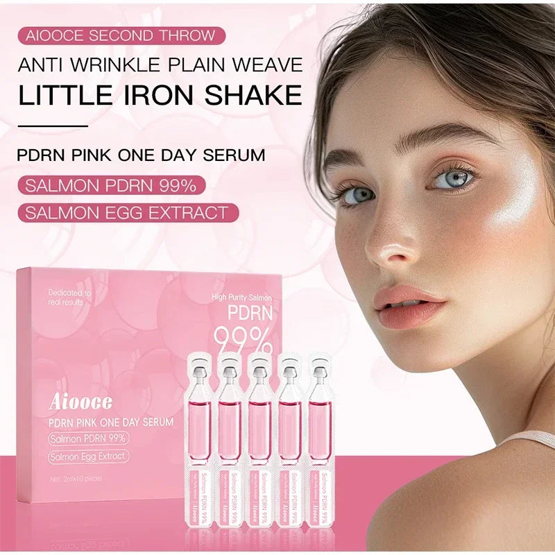 سيروم PDRN الكوري بخلاصة السالمون 10 أمبولات | PDRN Salmon Serum 10 Vials Korean Skincare