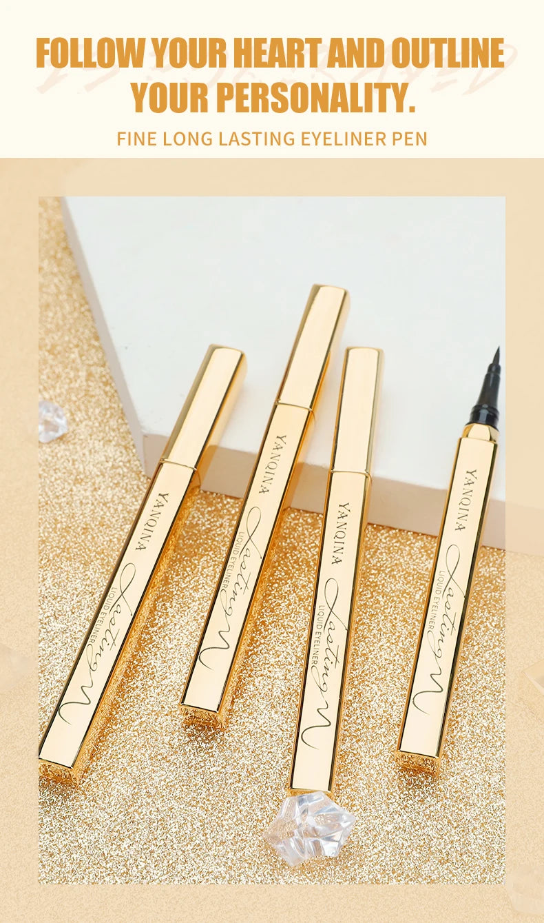 قلم كحل سريع الجفاف مضاد للماء طويل الثبات | Quick-Dry Waterproof Eyeliner Pen