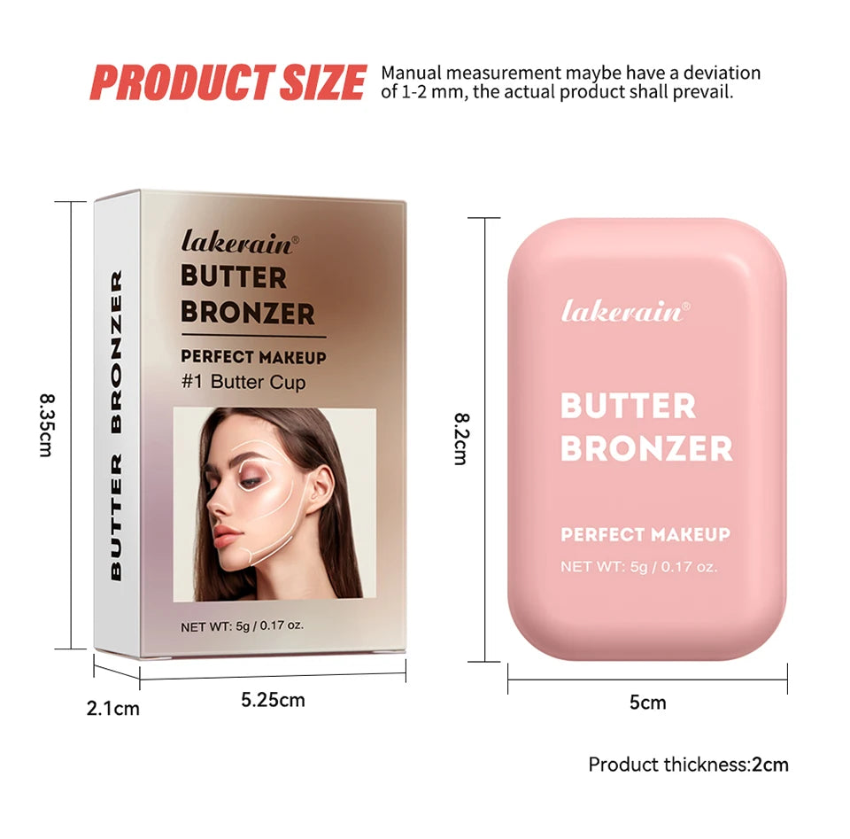 Bronzer Blush Highlights Palette&Brush Makeup Contour Sticks Cosmetics Contouring for Face Shading Palette Powder