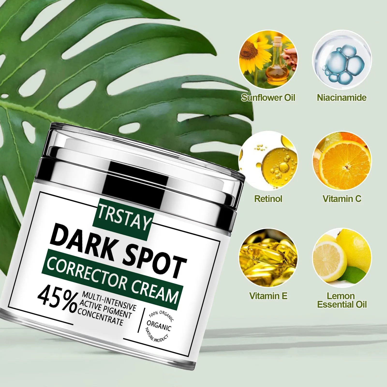 كريم ENVISHA لإزالة البقع الداكنة وتوحيد البشرة للوجه والجسم | ENVISHA Dark Spot Remover Corrector Face Body Moisturizer Sun Spot