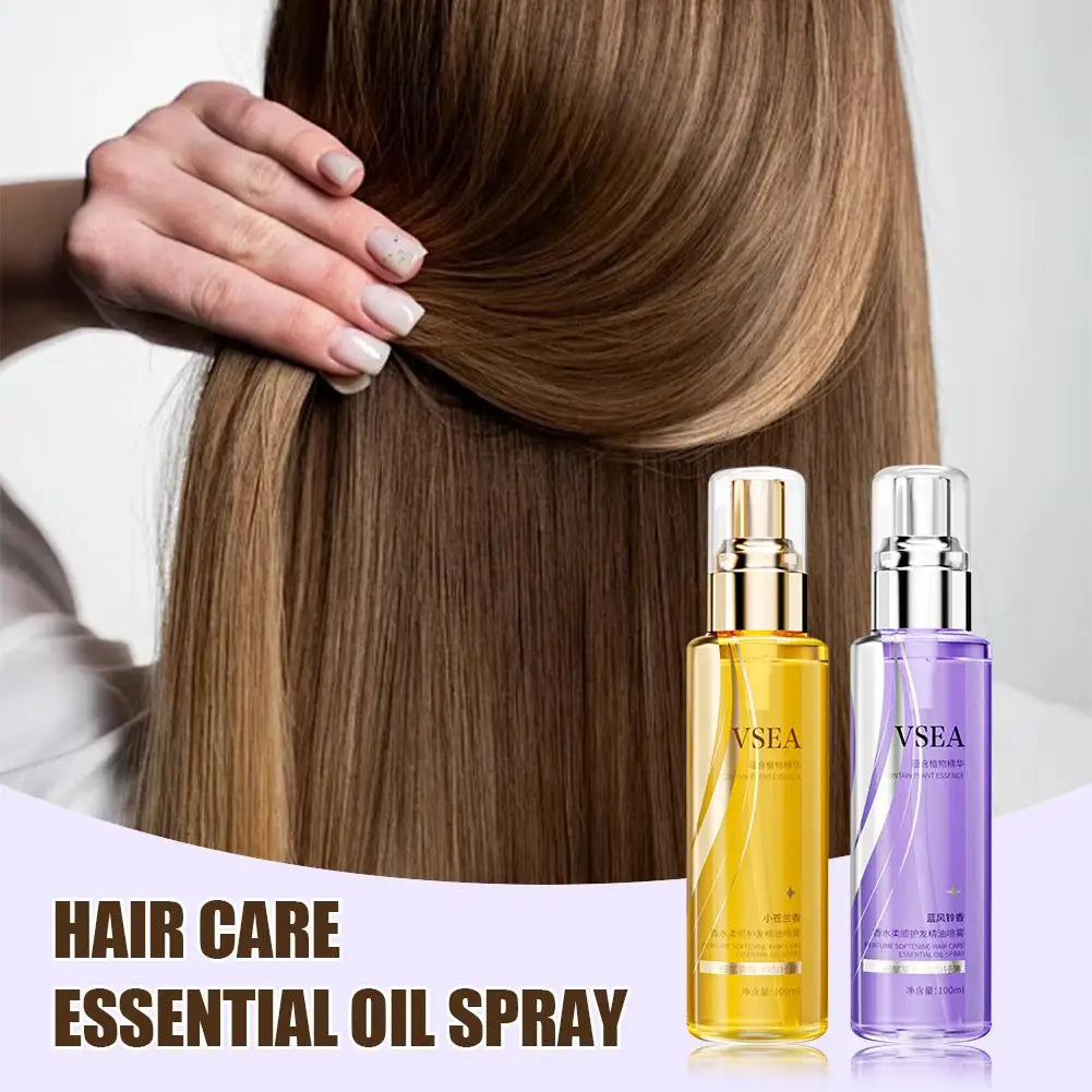 سبراي زيت الشعر 100مل مضاد للتجعد ومانح للبريق | Anti-Frizz Hair Oil Spray 100ml Shine & Conditioning