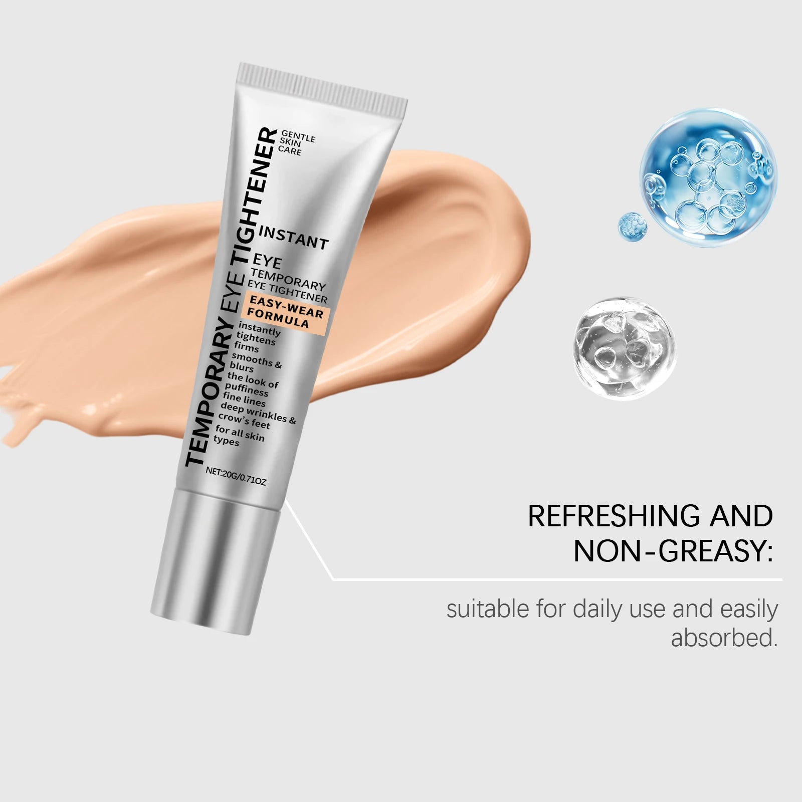 كريم منطقة العين مضاد للشيخوخة والانتفاخ | Anti-Aging Eye Cream Deep Hydration Day & Night