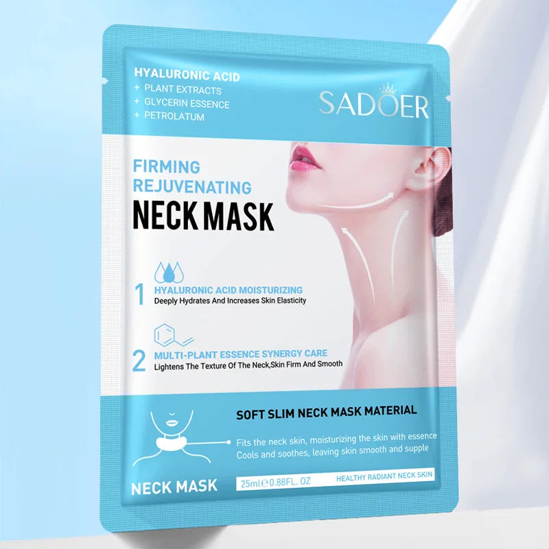 3/5/10/20Pcs Collagen Firming Neck Mask Hyaluronic Acid Nourishing Neck Masks Lifting Brightening Moisturizer Beauty Skin Care