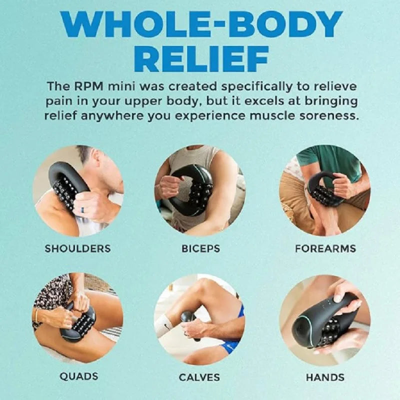 Massage Roller Handheld Deep Muscle Massage Relaxation Gun Cervical Neck massage Tool For Recovery After Exercise and Futness