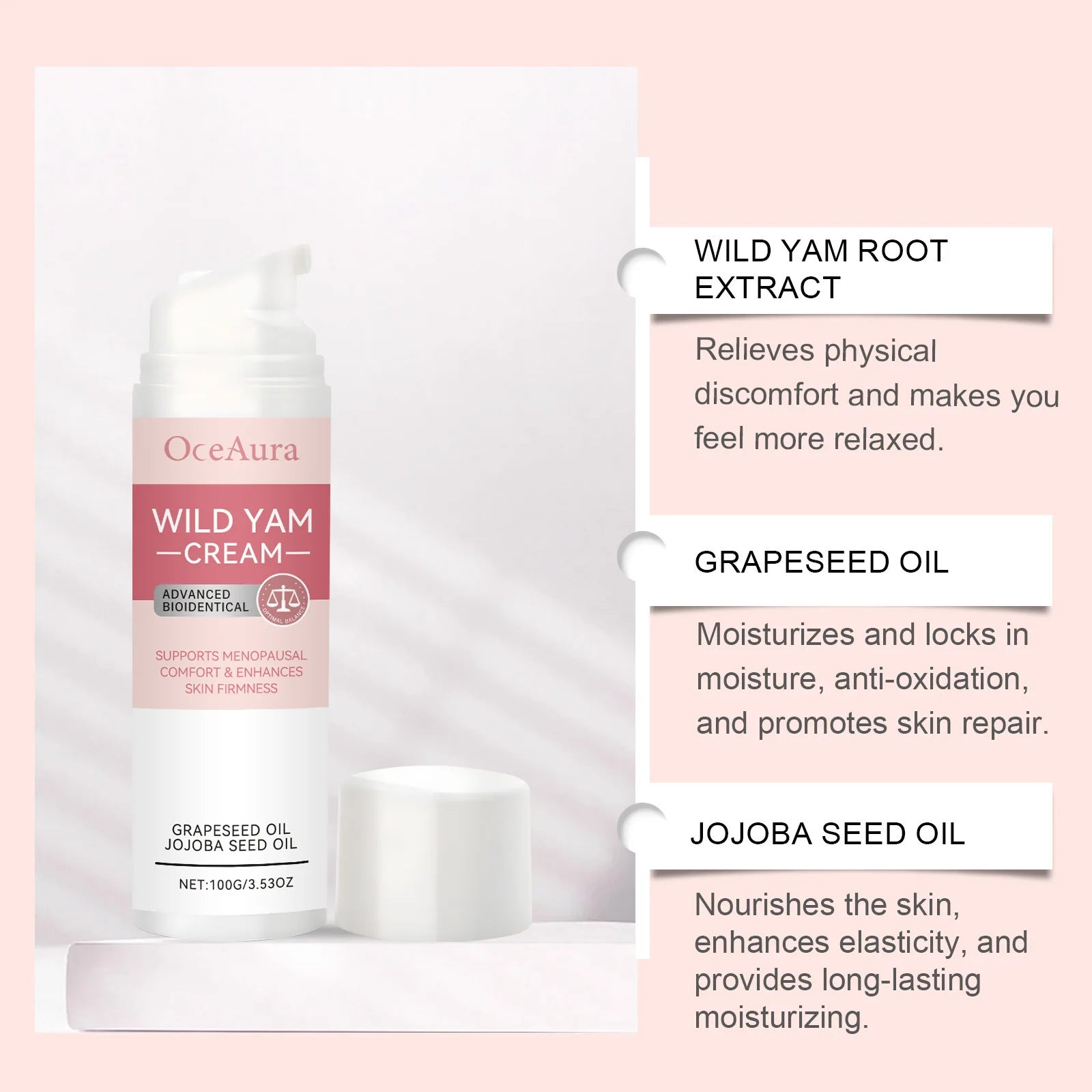 كريم عناية وتوازن جسم المرأة بمكونات لطيفة للتدليك اليومي | Body Care Balance Cream Women Gentle Ingredients Daily Massage