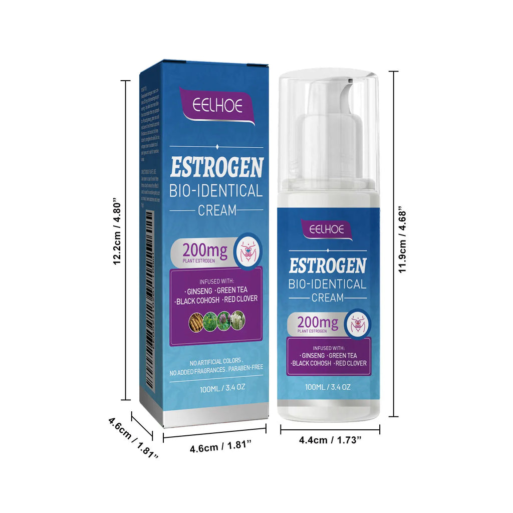 كريم توازن الإستروجين للنساء 100مل لسن اليأس وتوازن الجسم | Estrogen Relief Cream Women 100ml Menopause Soothing Body Balance