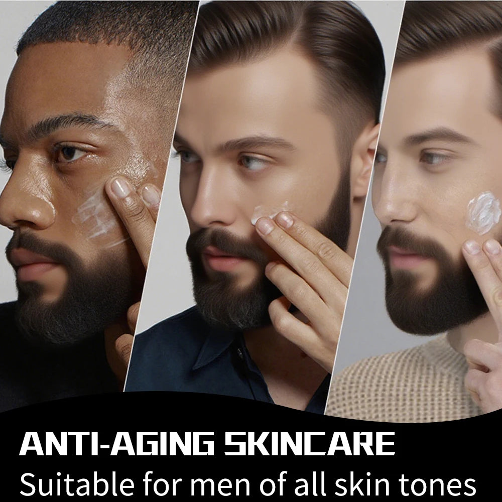 JUINHOU Men's Retinol Collagen Anti-Aging Skin Cream Moisturizes Skin to Make Wrinkles Less Noticeable Refreshing and Non-greasy