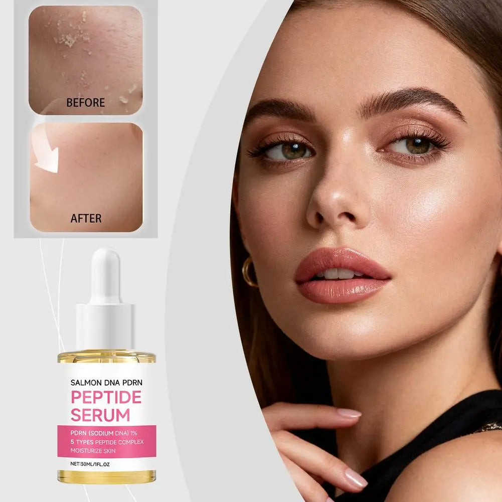 Salmon DNA Pdrn Peptide Serum Moisturizing Firming Lifting Revitalizing Brightening Smoothing Repair Facial Serum
