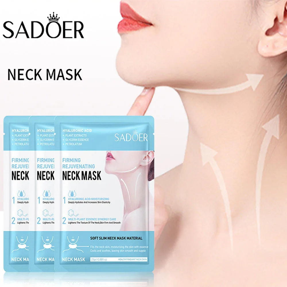3/5/10/20Pcs Collagen Firming Neck Mask Hyaluronic Acid Nourishing Neck Masks Lifting Brightening Moisturizer Beauty Skin Care
