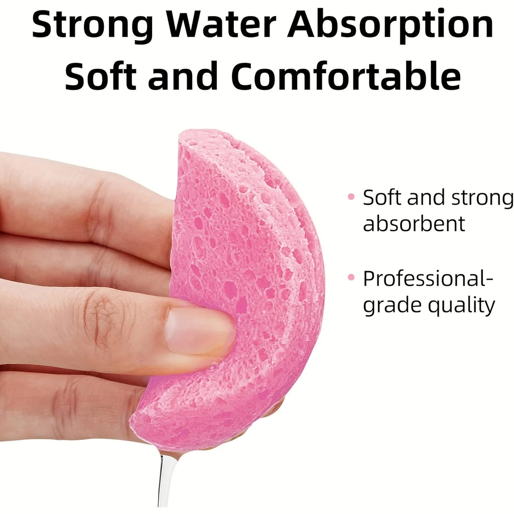 إسفنجة تنظيف الوجه المضغوطة للتقشير وإزالة المكياج | Compressed Facial Sponges Exfoliating Makeup Removal