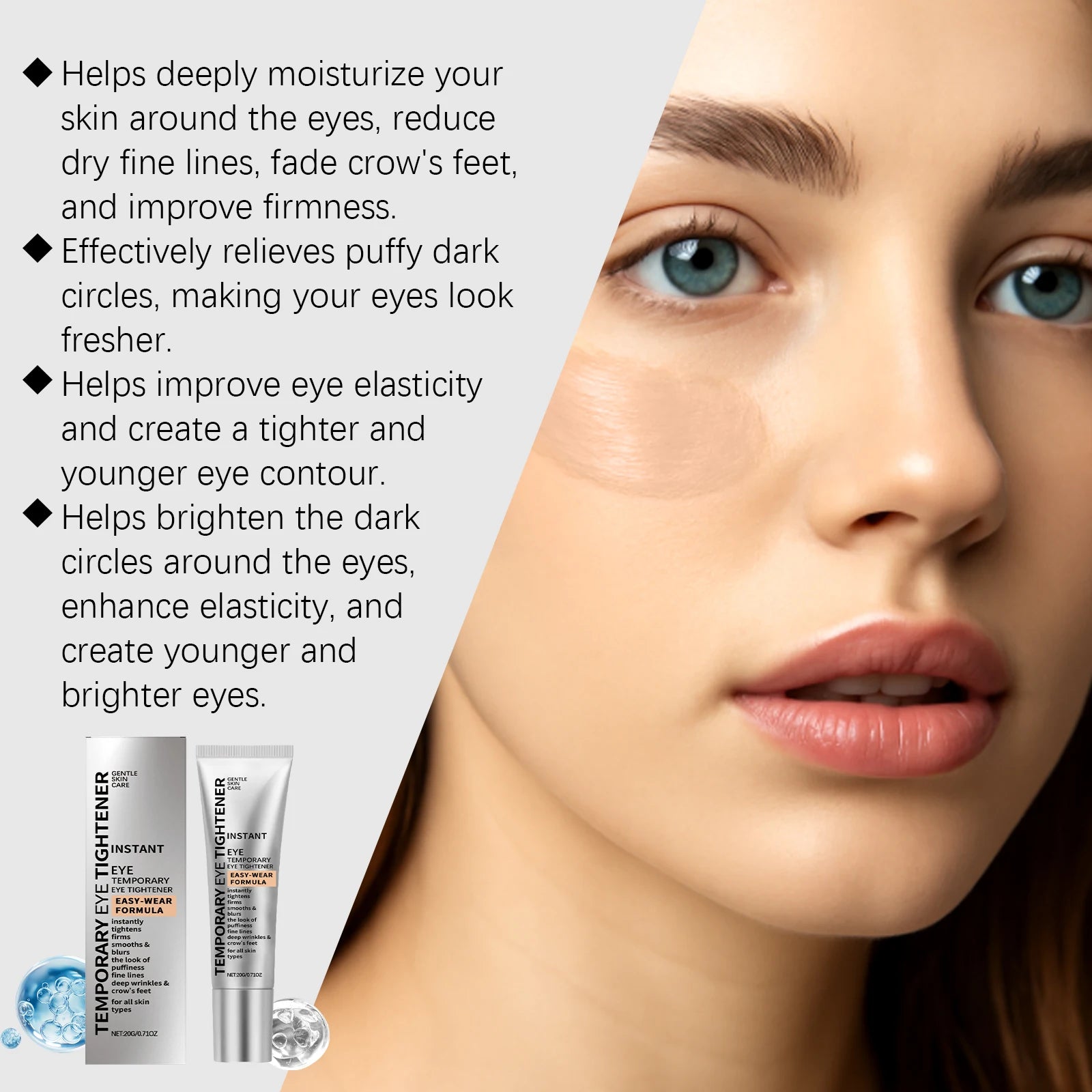 كريم منطقة العين مضاد للشيخوخة والانتفاخ | Anti-Aging Eye Cream Deep Hydration Day & Night