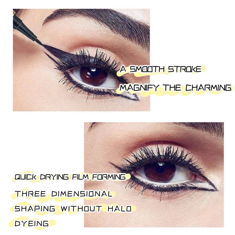 قلم كحل سريع الجفاف مضاد للماء طويل الثبات | Quick-Dry Waterproof Eyeliner Pen
