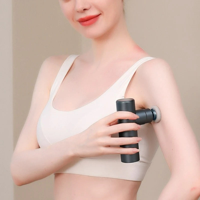 New Mini Handheld Vibration Massage Gun Women's Portable Muscle Relaxation Electric Massager FitnessVibrator-massagers massager