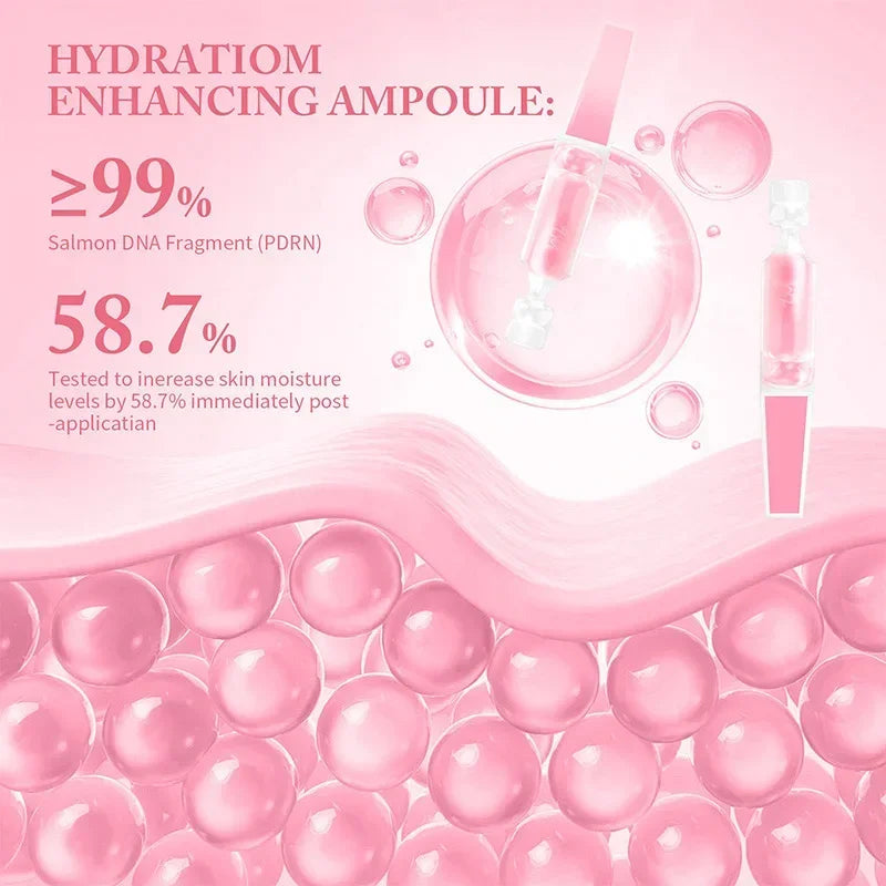 سيروم PDRN الكوري بخلاصة السالمون 10 أمبولات | PDRN Salmon Serum 10 Vials Korean Skincare