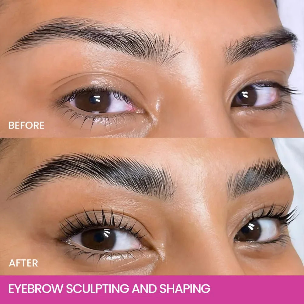Transparent Eyebrow Styling Gel Waterproof 3D Quick-drying Makeup Eyebrow Sculpt Natural Wild Brow Setting Gel Wax Cosmetics