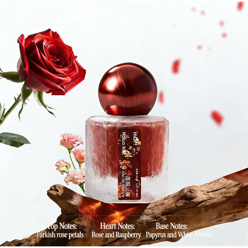 Premium Women's Perfume Sweet Warm Rose Raspberry Scent Fresh Jasmine Citrus Fragrance Charming Floral Fruity Perfume