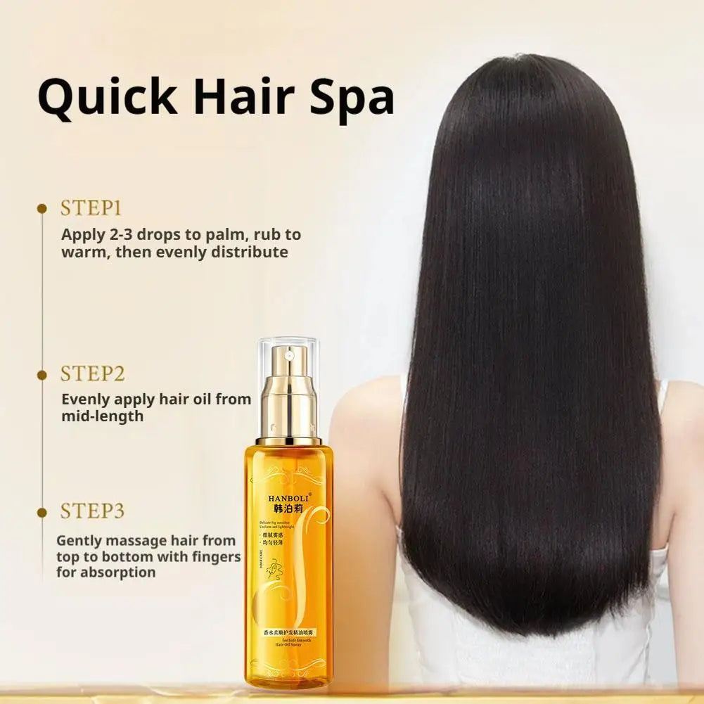 سبراي زيت شعر مغذي بدون غسيل مضاد للجفاف | No-Wash Nourishing Hair Oil Spray Anti-Dry