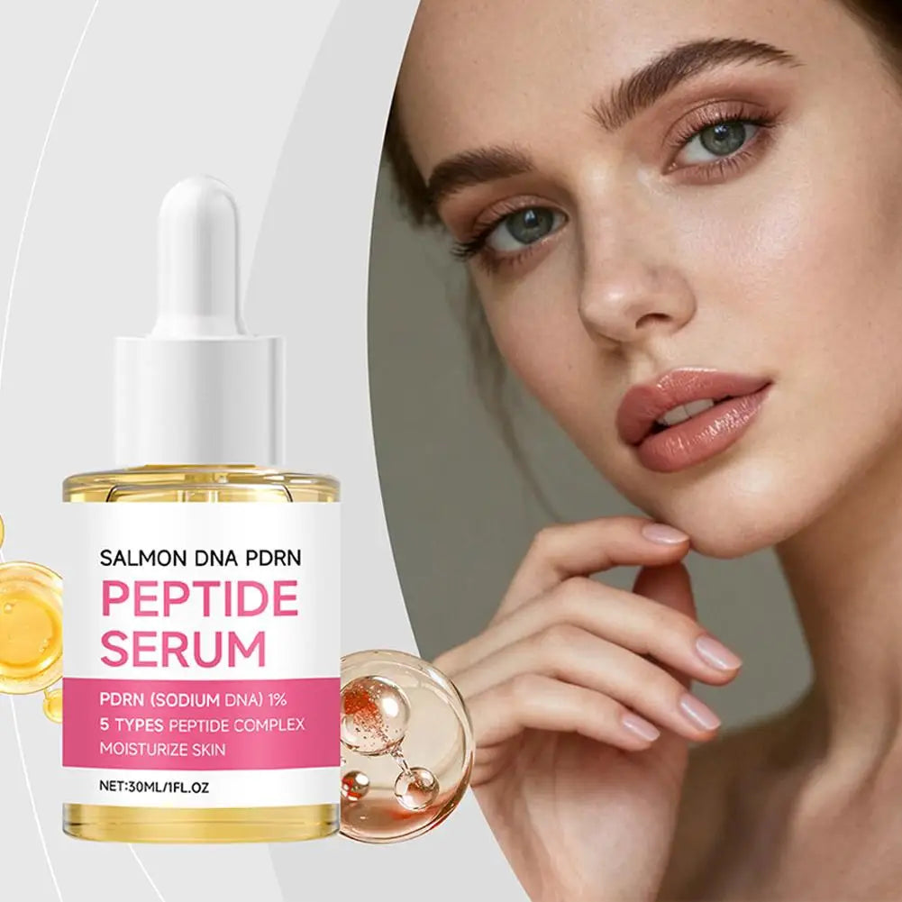 Salmon DNA Pdrn Peptide Serum Moisturizing Firming Lifting Revitalizing Brightening Smoothing Repair Facial Serum