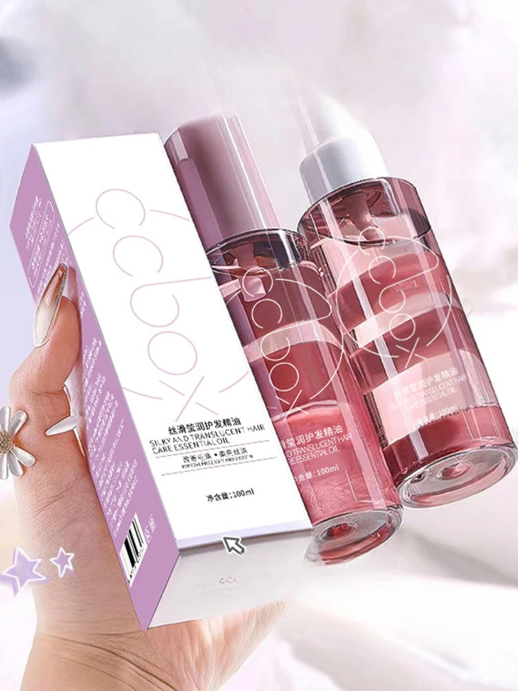 زيت عناية الشعر 100مل معطر طويل الثبات للشعر الجاف | Hair Care Essential Oil 100ml Long Lasting Fragrance Smooth
